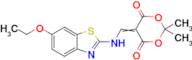 5-(((6-Ethoxybenzo[d]thiazol-2-yl)amino)methylene)-2,2-dimethyl-1,3-dioxane-4,6-dione