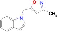 5-((1H-indol-1-yl)methyl)-3-methylisoxazole