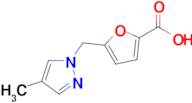 5-((4-Methyl-1H-pyrazol-1-yl)methyl)furan-2-carboxylic acid