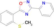 5-(2-(Methylthio)phenyl)-3-(pyridin-2-yl)-1,2,4-oxadiazole