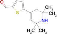 5-(2,2,6,6-Tetramethyl-1,2,3,6-tetrahydropyridin-4-yl)thiophene-2-carbaldehyde