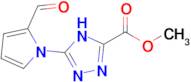 methyl 5-(2-formyl-1H-pyrrol-1-yl)-4H-1,2,4-triazole-3-carboxylate