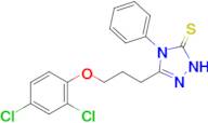 3-[3-(2,4-dichlorophenoxy)propyl]-4-phenyl-4,5-dihydro-1H-1,2,4-triazole-5-thione