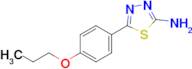 5-(4-Propoxyphenyl)-1,3,4-thiadiazol-2-amine