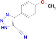 4-(4-methoxyphenyl)-1H-1,2,3-triazole-5-carbonitrile