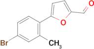 5-(4-Bromo-2-methylphenyl)furan-2-carbaldehyde