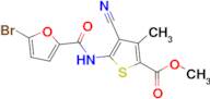 Methyl 5-(5-bromofuran-2-carboxamido)-4-cyano-3-methylthiophene-2-carboxylate