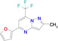 5-(Furan-2-yl)-2-methyl-7-(trifluoromethyl)pyrazolo[1,5-a]pyrimidine