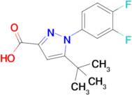 5-(Tert-butyl)-1-(3,4-difluorophenyl)-1H-pyrazole-3-carboxylic acid