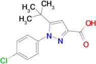 5-(Tert-butyl)-1-(4-chlorophenyl)-1H-pyrazole-3-carboxylic acid