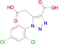 5-(Carboxymethyl)-1-(2,4-dichlorophenyl)-1H-1,2,3-triazole-4-carboxylic acid