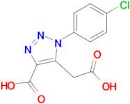 5-(Carboxymethyl)-1-(4-chlorophenyl)-1H-1,2,3-triazole-4-carboxylic acid