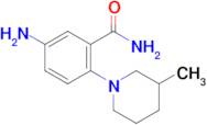 5-Amino-2-(3-methylpiperidin-1-yl)benzamide