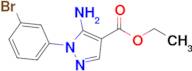 Ethyl 5-amino-1-(3-bromophenyl)-1H-pyrazole-4-carboxylate