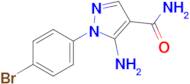 5-Amino-1-(4-bromophenyl)-1H-pyrazole-4-carboxamide