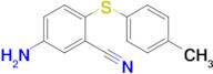 5-Amino-2-(p-tolylthio)benzonitrile