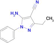 5-Amino-3-ethyl-1-phenyl-1H-pyrazole-4-carbonitrile