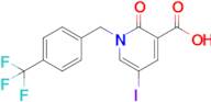 5-Iodo-2-oxo-1-(4-(trifluoromethyl)benzyl)-1,2-dihydropyridine-3-carboxylic acid