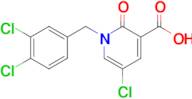 5-Chloro-1-(3,4-dichlorobenzyl)-2-oxo-1,2-dihydropyridine-3-carboxylic acid