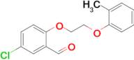 5-Chloro-2-(2-(o-tolyloxy)ethoxy)benzaldehyde