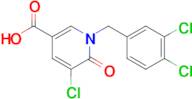 5-Chloro-1-(3,4-dichlorobenzyl)-6-oxo-1,6-dihydropyridine-3-carboxylic acid