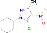 5-Chloro-1-cyclohexyl-3-methyl-4-nitro-1H-pyrazole