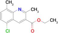 Ethyl 5-chloro-2,8-dimethylquinoline-3-carboxylate