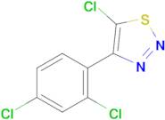 5-Chloro-4-(2,4-dichlorophenyl)-1,2,3-thiadiazole