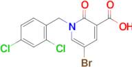 5-Bromo-1-(2,4-dichlorobenzyl)-2-oxo-1,2-dihydropyridine-3-carboxylic acid