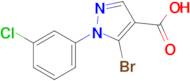 5-Bromo-1-(3-chlorophenyl)-1H-pyrazole-4-carboxylic acid