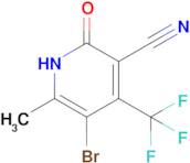 5-bromo-6-methyl-2-oxo-4-(trifluoromethyl)-1,2-dihydropyridine-3-carbonitrile