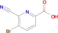 5-Bromo-6-cyanopicolinic acid