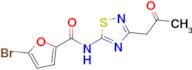 5-Bromo-N-(3-(2-oxopropyl)-1,2,4-thiadiazol-5-yl)furan-2-carboxamide