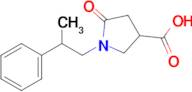 5-Oxo-1-(2-phenylpropyl)pyrrolidine-3-carboxylic acid