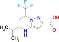 5-Isopropyl-7-(trifluoromethyl)-4,5,6,7-tetrahydropyrazolo[1,5-a]pyrimidine-2-carboxylic acid