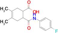 6-((4-Fluorophenyl)carbamoyl)-3,4-dimethylcyclohex-3-ene-1-carboxylic acid