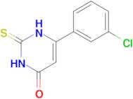 6-(3-Chlorophenyl)-2-thioxo-2,3-dihydropyrimidin-4(1H)-one