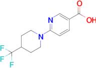 6-(4-(Trifluoromethyl)piperidin-1-yl)nicotinic acid