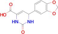 6-(Benzo[d][1,3]dioxol-5-yl)-2-oxo-1,2,3,6-tetrahydropyrimidine-4-carboxylic acid