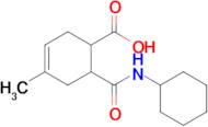 6-(Cyclohexylcarbamoyl)-4-methylcyclohex-3-ene-1-carboxylic acid