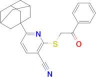 6-(Adamantan-1-yl)-2-((2-oxo-2-phenylethyl)thio)nicotinonitrile