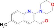 6-Methyl-2-morpholinoquinoline-3-carbaldehyde