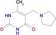 6-methyl-5-[(pyrrolidin-1-yl)methyl]-1,2,3,4-tetrahydropyrimidine-2,4-dione