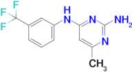 6-Methyl-N4-(3-(trifluoromethyl)phenyl)pyrimidine-2,4-diamine