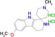 6'-Methoxy-1-methyl-2',3',4',9'-tetrahydrospiro[piperidine-4,1'-pyrido[3,4-b]indole] dihydrochlori…