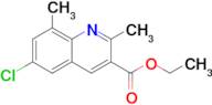 Ethyl 6-chloro-2,8-dimethylquinoline-3-carboxylate