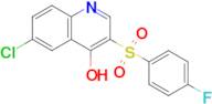 6-chloro-3-(4-fluorobenzenesulfonyl)quinolin-4-ol