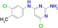 6-Chloro-N4-(3-chloro-4-methylphenyl)pyrimidine-2,4-diamine