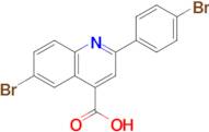 6-Bromo-2-(4-bromophenyl)quinoline-4-carboxylic acid