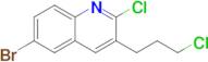 6-Bromo-2-chloro-3-(3-chloropropyl)quinoline